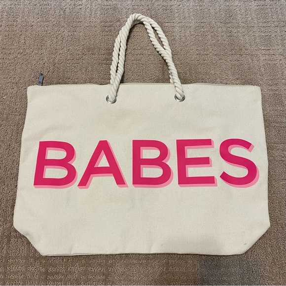 Handbags - New - "Babes" Canvas Tote Bag